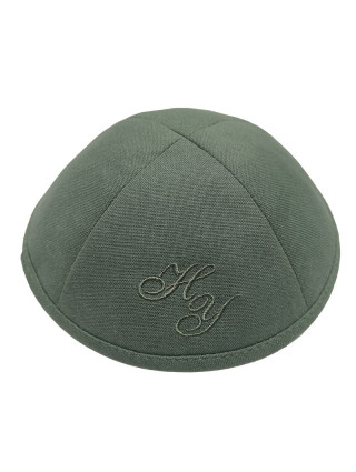 Kippa lin VERT SAUGE