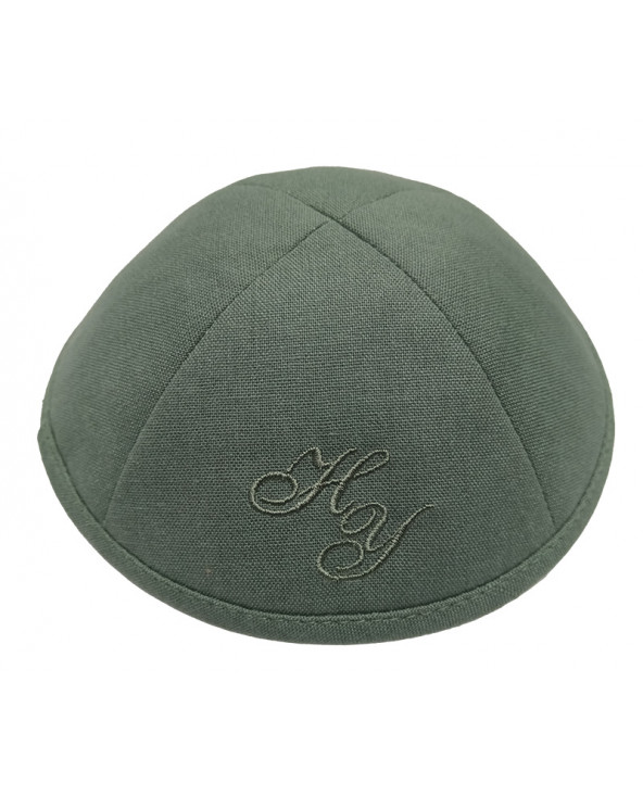 Kippa lin VERT SAUGE