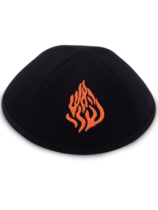 Kippa Flamme orange