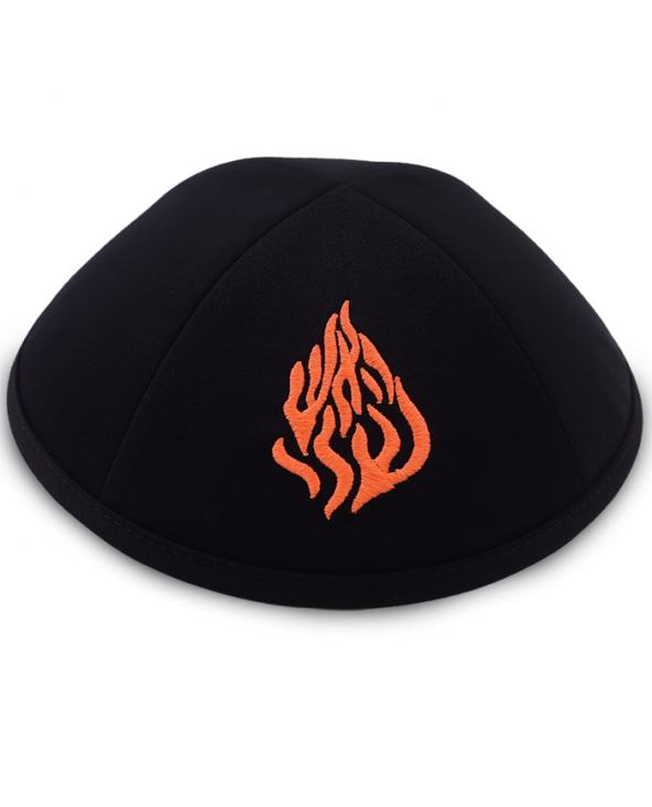 Kippa Flamme orange