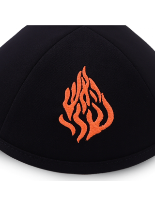 Kippa Flamme orange